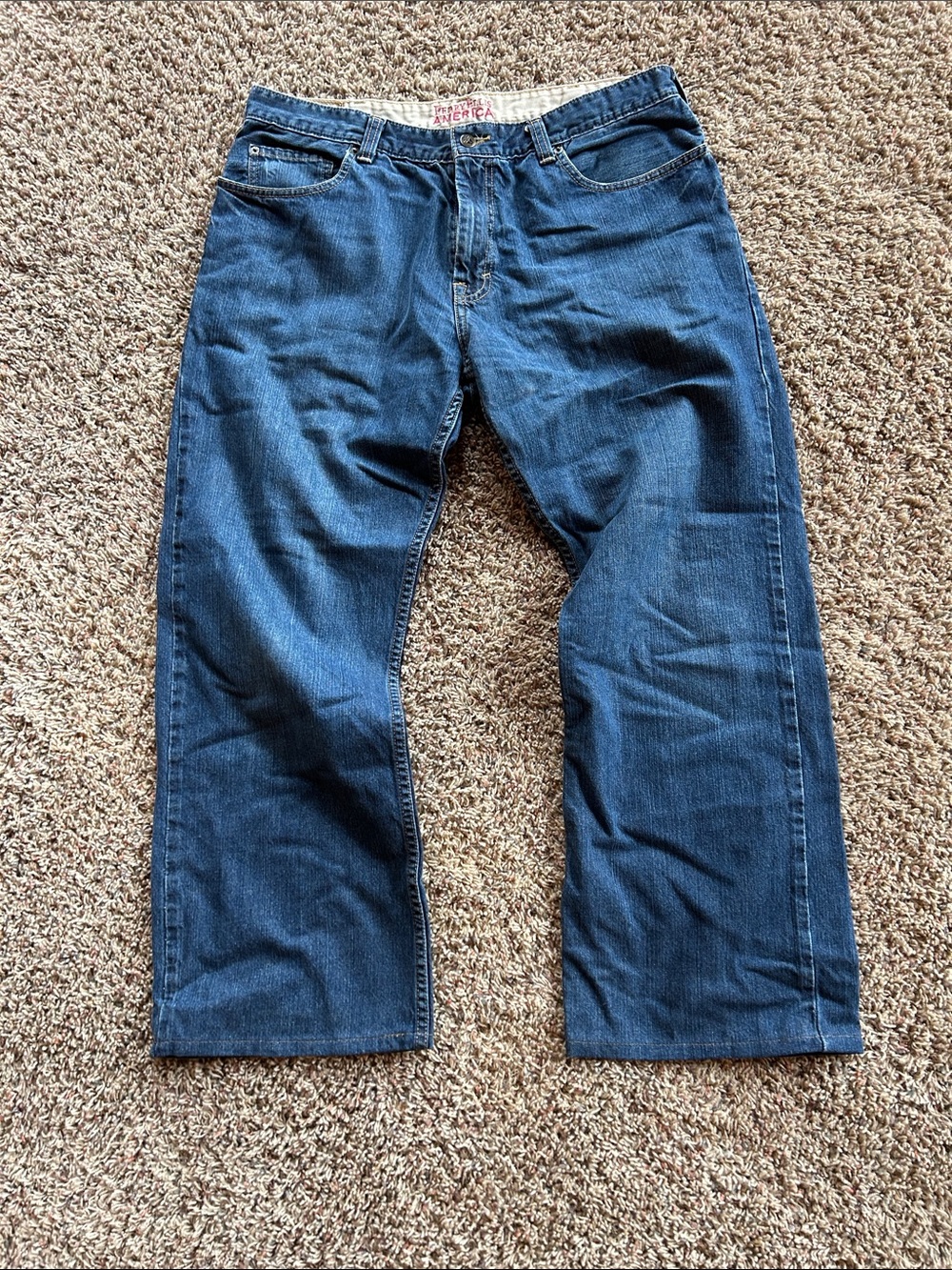 Perry Ellis Indigo Straight-Leg Jeans